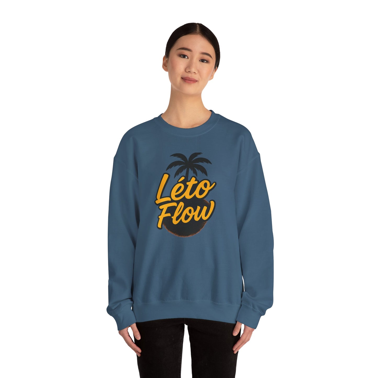 Leto Flow sweatshirt-cozy Vibes, Clean Style.