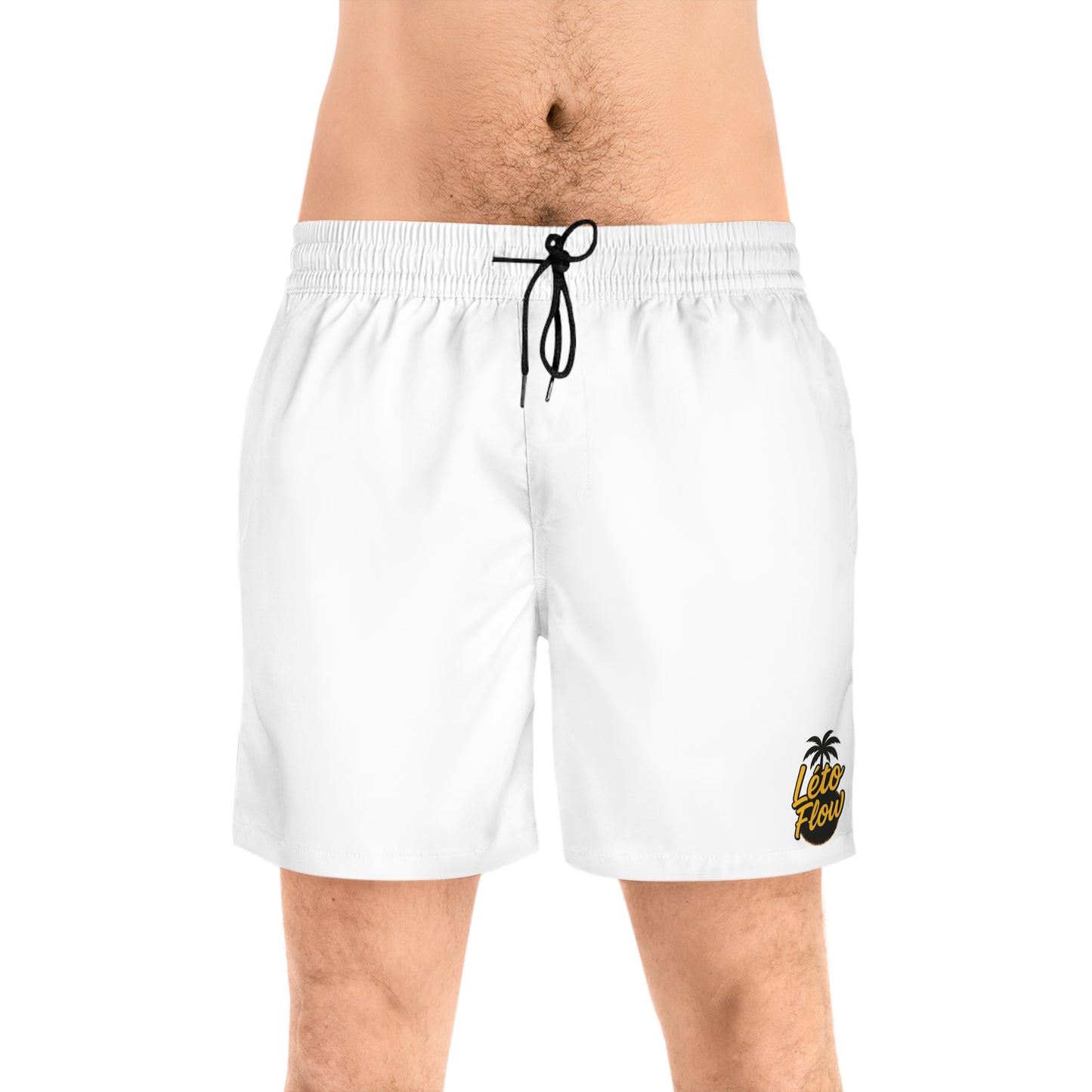 Leto Flow Men's Swim Shorts, Summer Beachwear, Vacation Essentials, Pool Party Style.
