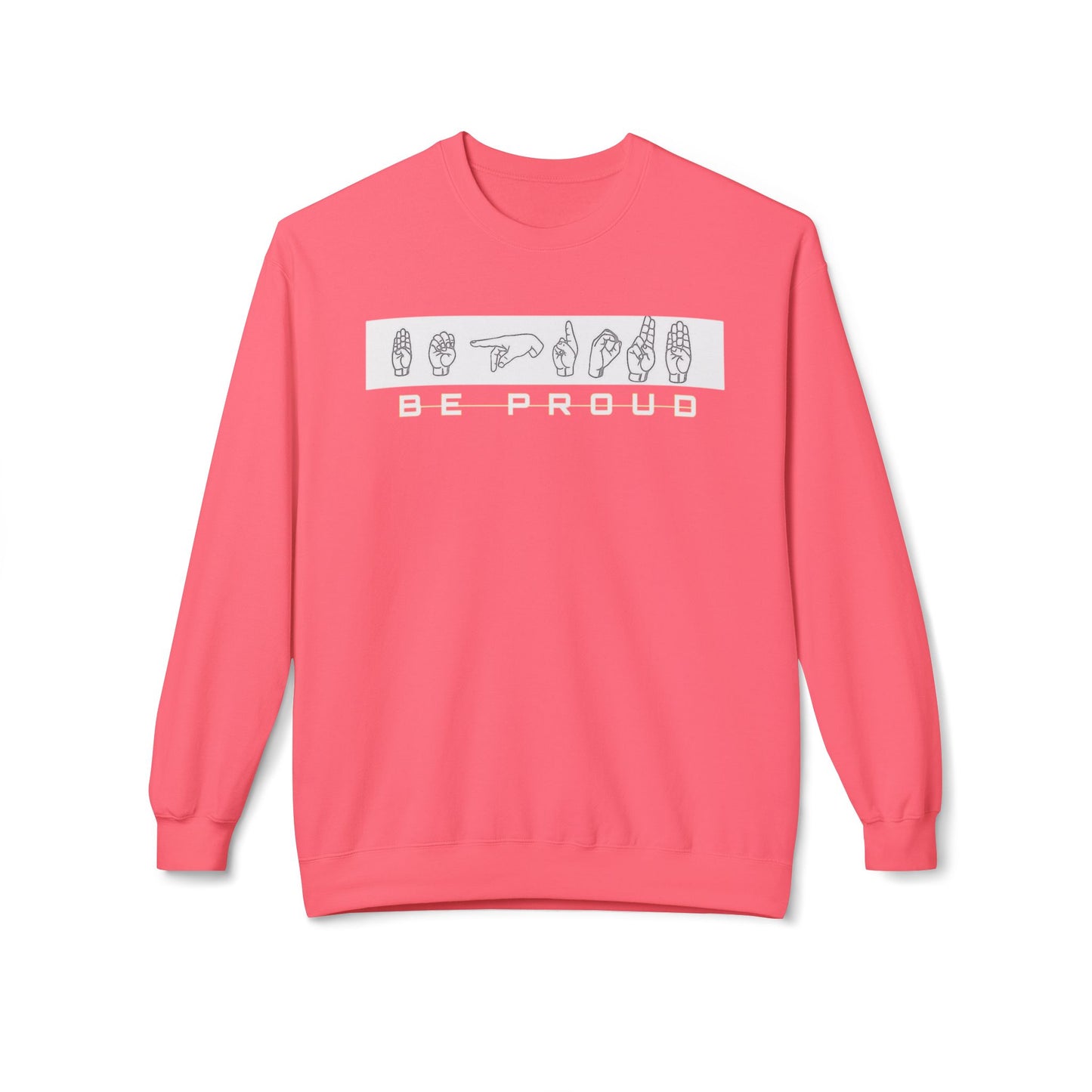 Proud Spirit Sweatshirt | Unisex Fleece Crewneck | Cozy Fashion for All | Perfect Gift for Encouragement, Affirmation, Self-Love