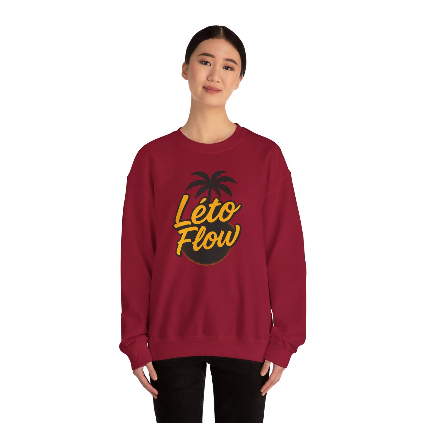 Leto Flow sweatshirt-cozy Vibes, Clean Style.