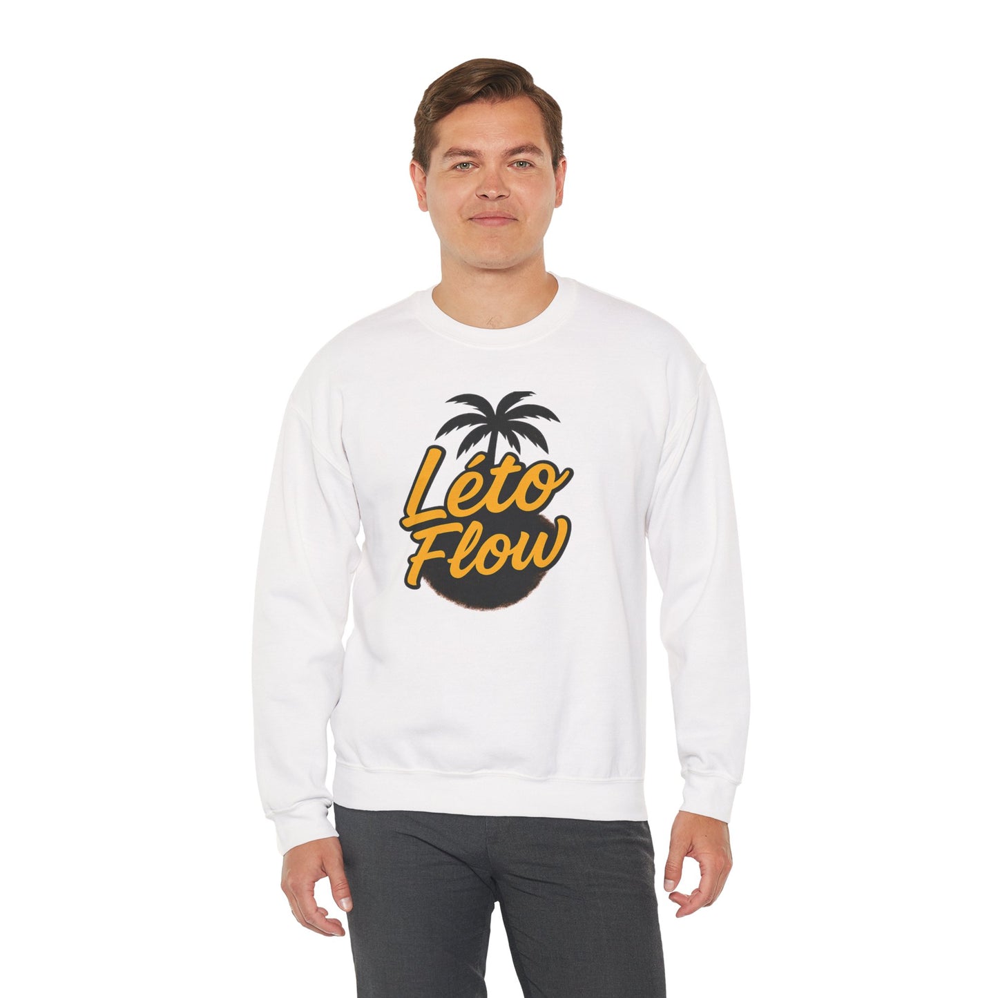 Leto Flow sweatshirt-cozy Vibes, Clean Style.
