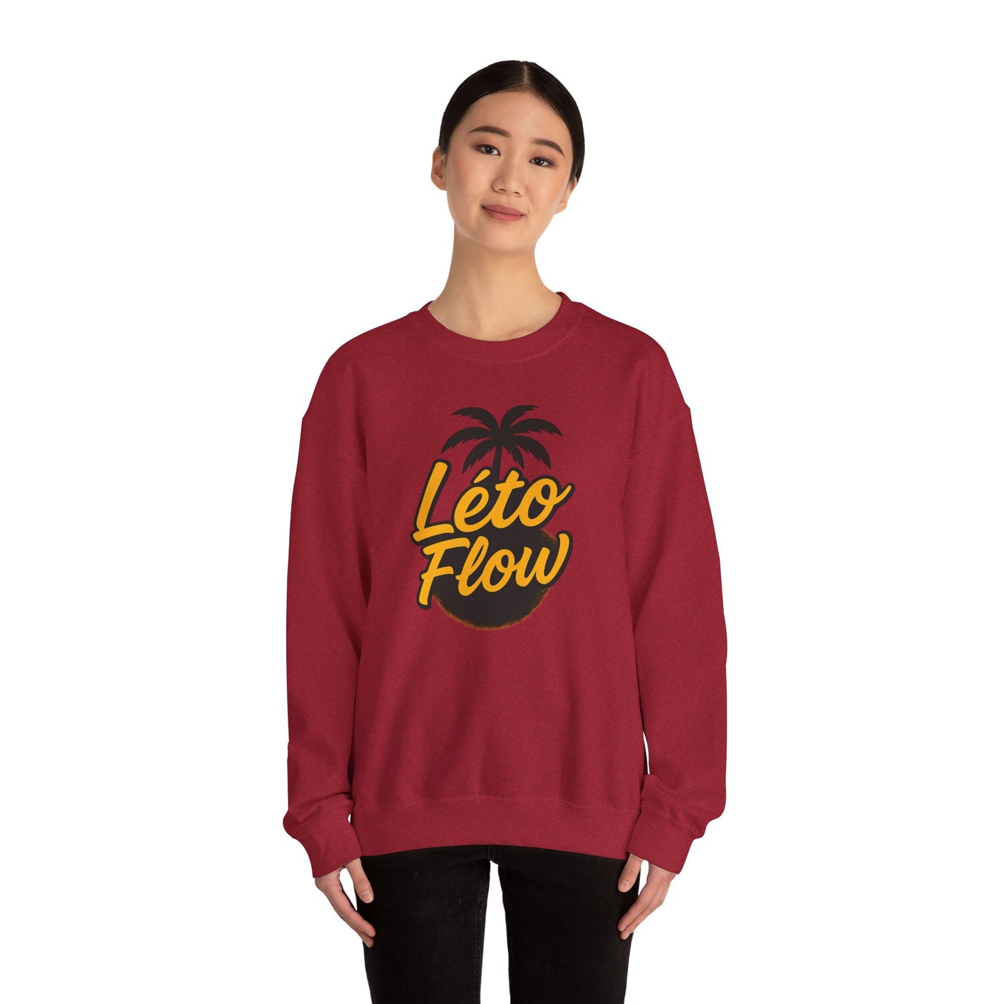 Leto Flow sweatshirt-cozy Vibes, Clean Style.