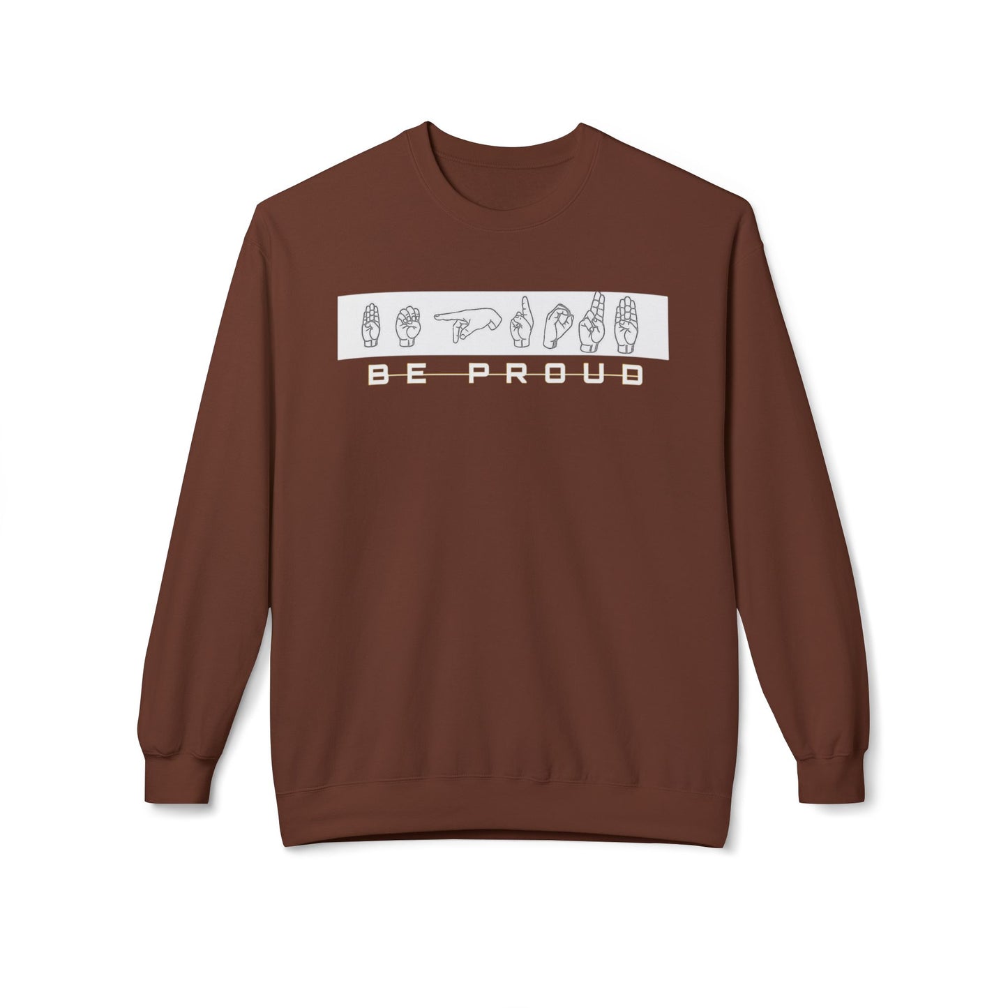 Proud Spirit Sweatshirt | Unisex Fleece Crewneck | Cozy Fashion for All | Perfect Gift for Encouragement, Affirmation, Self-Love