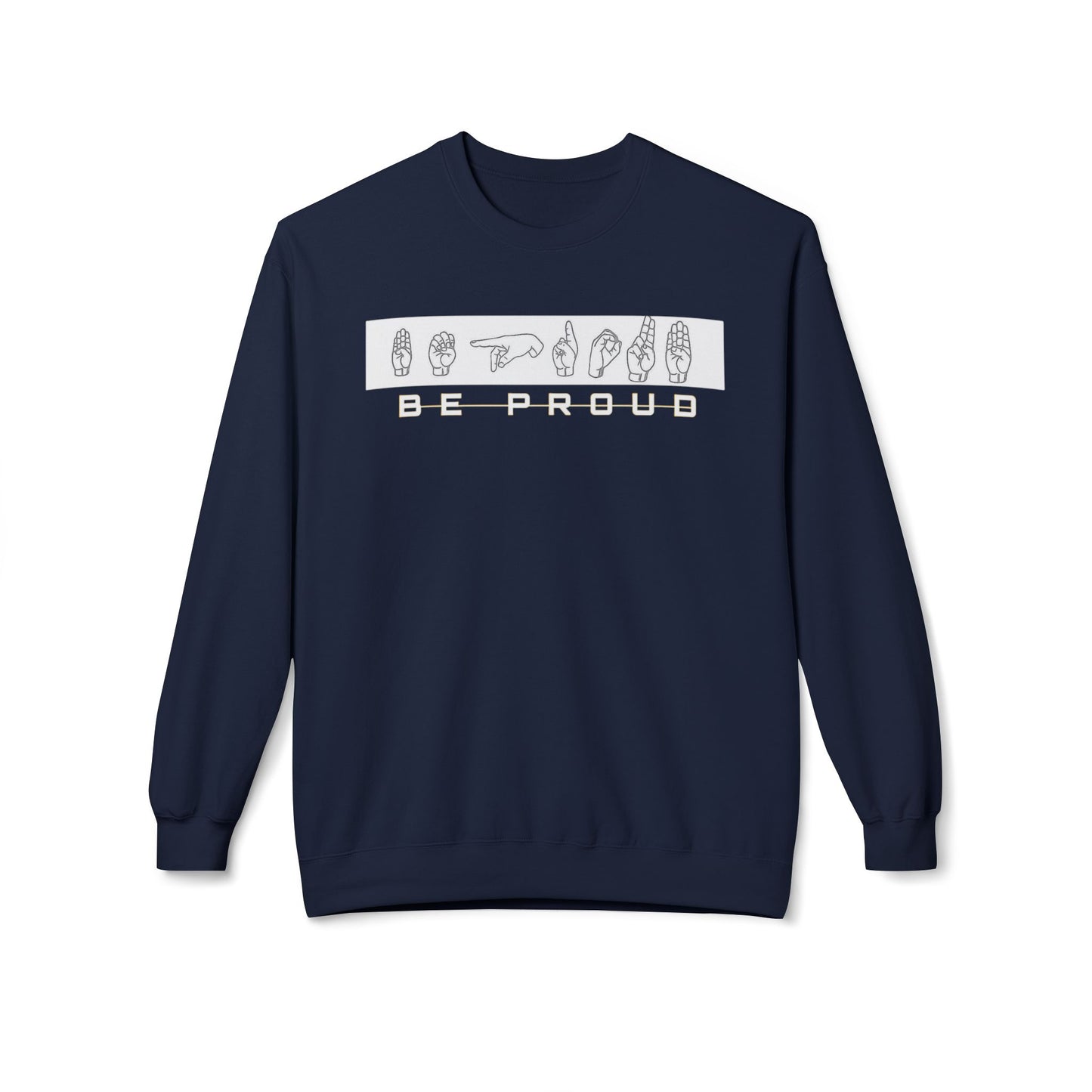 Proud Spirit Sweatshirt | Unisex Fleece Crewneck | Cozy Fashion for All | Perfect Gift for Encouragement, Affirmation, Self-Love