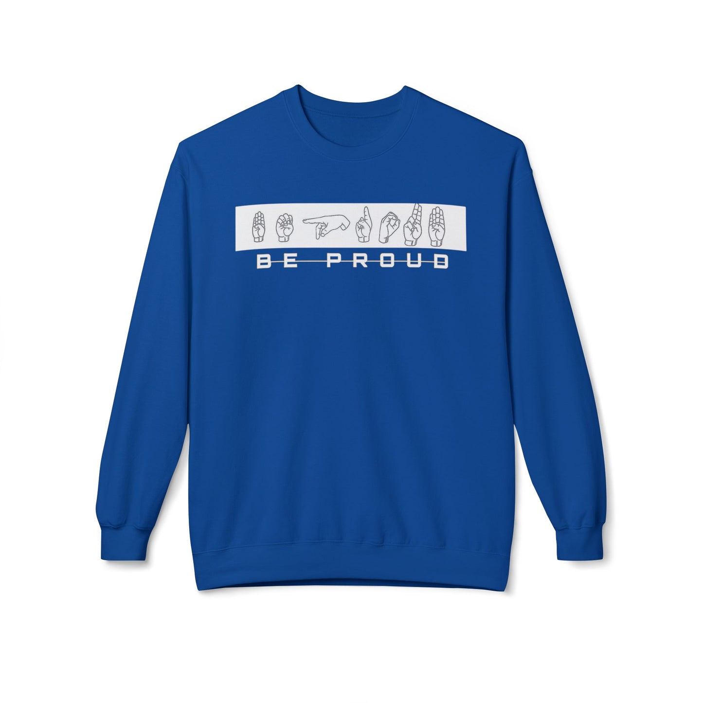 Proud Spirit Sweatshirt | Unisex Fleece Crewneck | Cozy Fashion for All | Perfect Gift for Encouragement, Affirmation, Self-Love