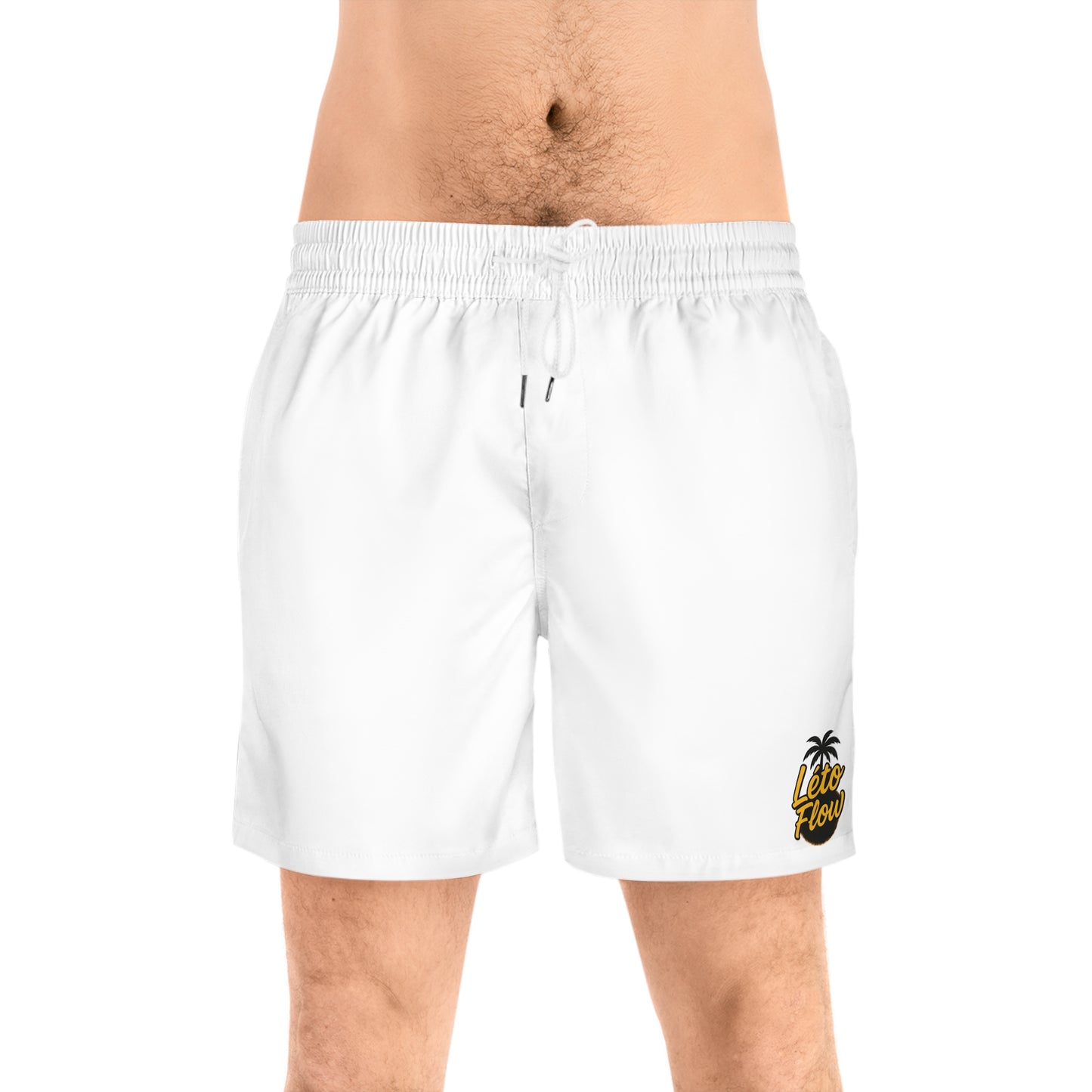 Leto Flow Men's Swim Shorts, Summer Beachwear, Vacation Essentials, Pool Party Style.