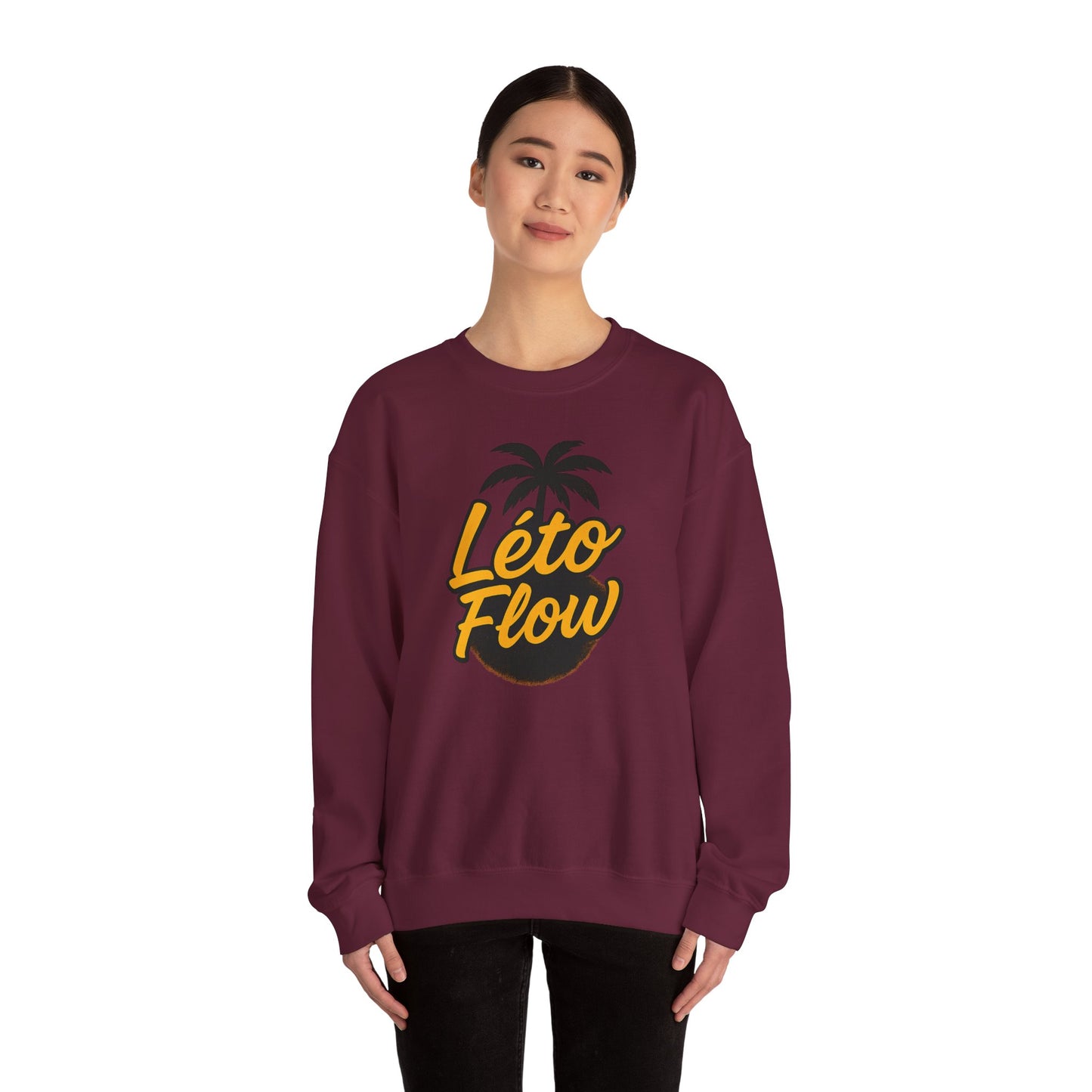 Leto Flow sweatshirt-cozy Vibes, Clean Style.